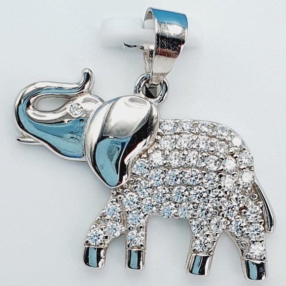 Jewelry - "925 Sterling Silver CZ Beautiful Pendant for Women, 1USPAR4095